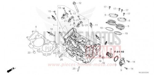 CYLINDER HEAD CRF1100A4P de 2023